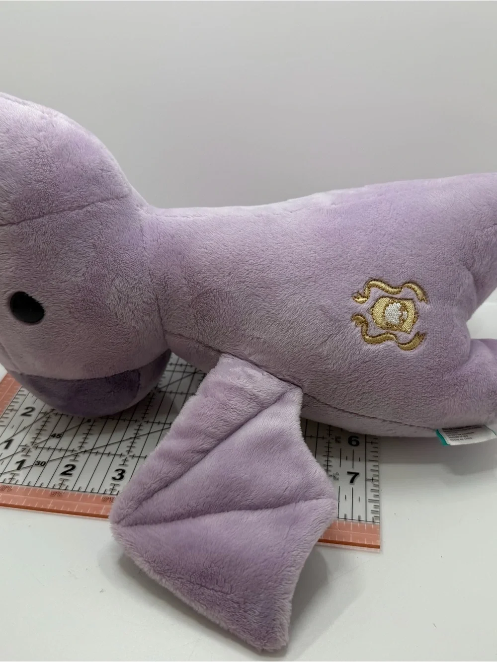 Lilac Plush Dinosaur Stuffed Animal - Soft Purple Cuddly Toy
